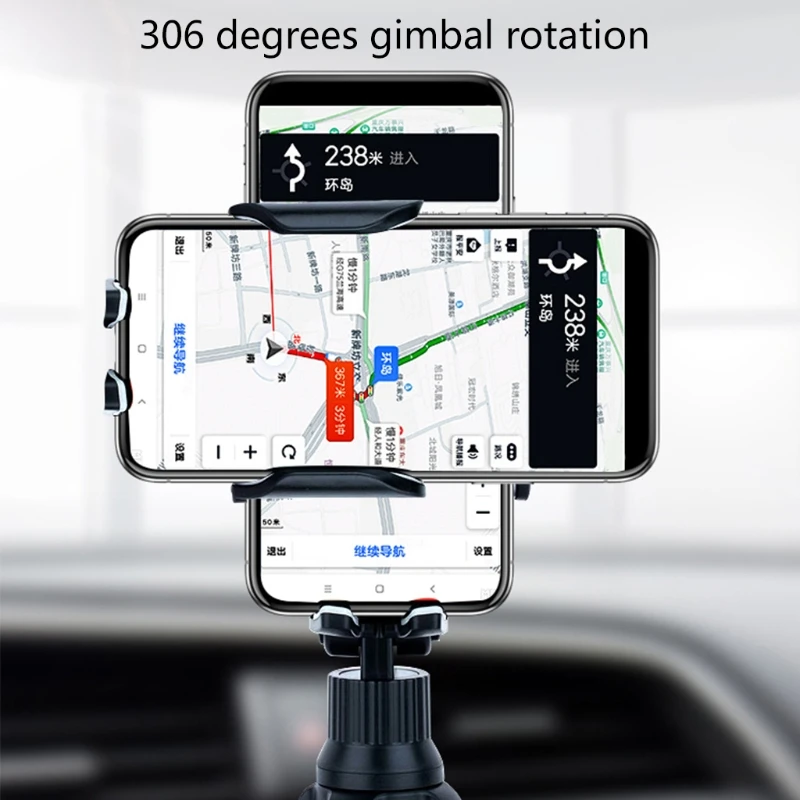 

Car Cup Holder Mobile Phone Mount Adjustable Automobile Cup Cradle Bracket Stand for i-Phone 11 Pro 12 Max/XR/XS/X 8 7 plus