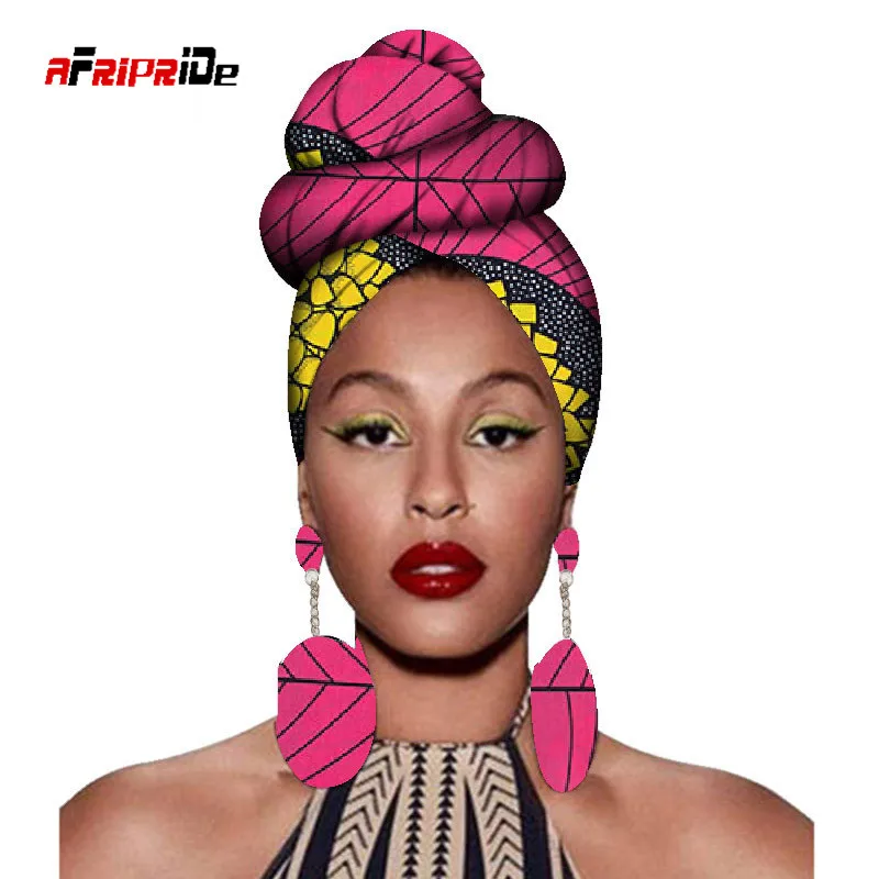 2021 Африканский головной убор с принтом восковая ткань Анкары 100% чистый хлопок