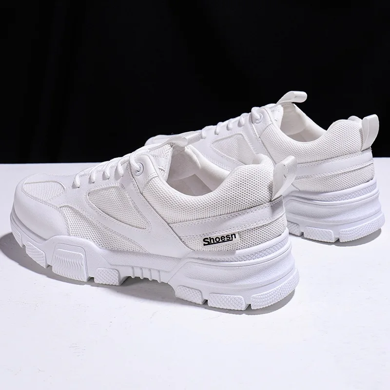 Мужские кроссовки QWEDF брендовые Дизайнерские на платформе шнуровке