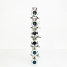 Тройник с тройным зажимом, стеклянный Соединитель с медными пузырьками, диаметр 51 мм, диаметр 64 мм, 6 шт., для дистилляционных линз, подходит для домашнего пивоварения, SS304