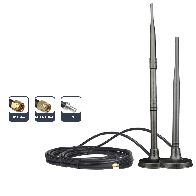 4G 5G Router เสาอากาศกลางแจ้งกันน้ำ Wifi รับ High Gain 15db Wireless CPE ภายนอกบลูทูธที่เพิ่มขึ้น SMA TS9อินเทอร์เฟซ