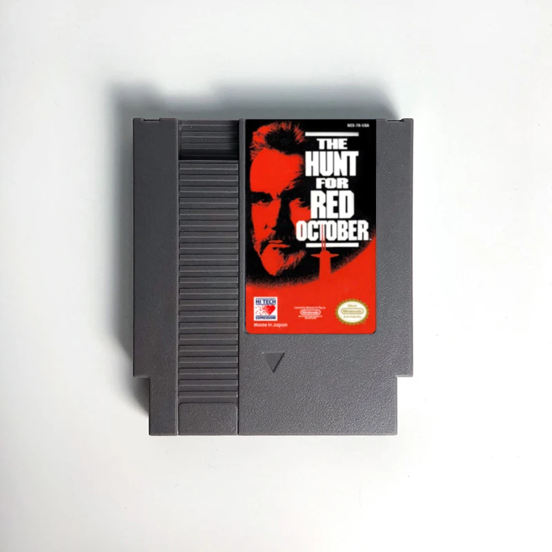 

The Hunt for Red October Game Cartridge For NES Console 72 Pins