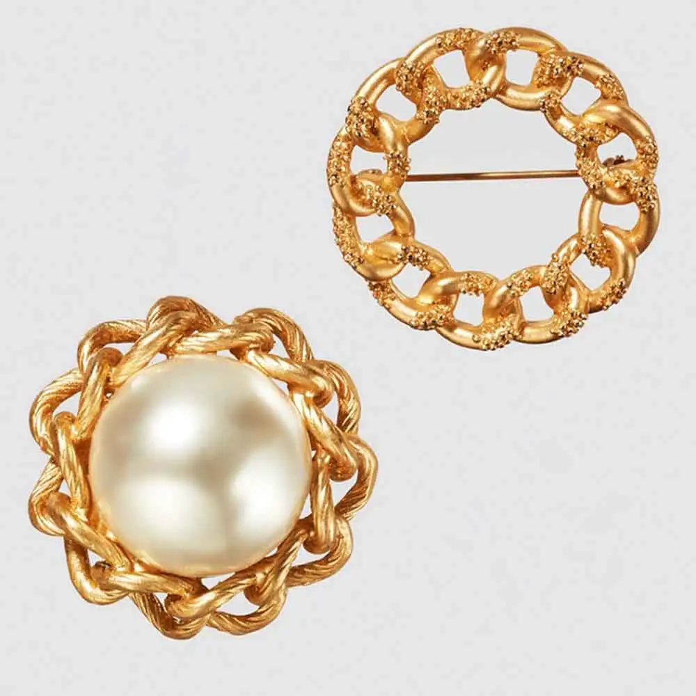 Женская Винтажная брошь с искусственным жемчугом в богемном стиле|Броши| |