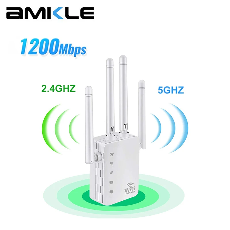 

Wi-fi 5 ГГц Wi-fi ретранслятор Беспроводной расширитель Wi-fi 1200 Мбит/с усилитель WiFi 802.11N длинный Диапазон Wi-fi усилитель сигнала 2,4G, Wi-fi, повторитель