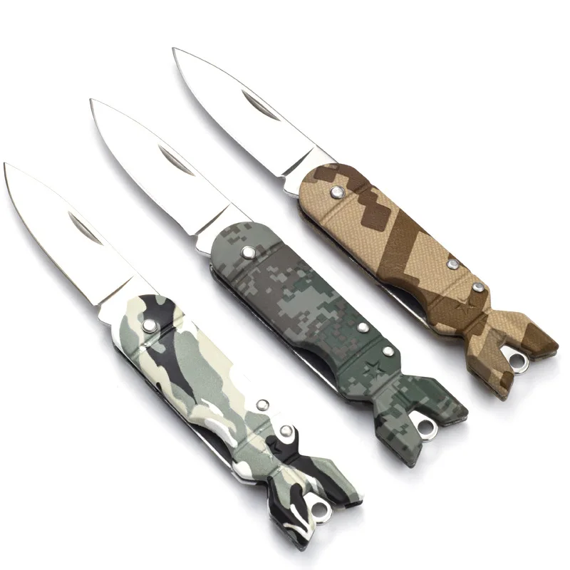 

Folding knife Outdoor Survival Self-defense Hunting Knife Multi-tool Portable Jackknife Mini Pocket Knife Holiday Gifts