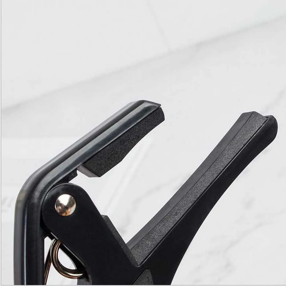 gitarre capo für klassische akustische elektrische gitarren bass ukulele mandoline gitarre trigger capo clamp daumen finger gitarre pick free glo