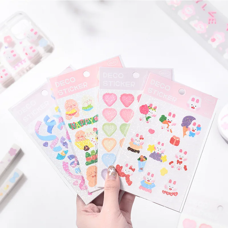 

2 Sheets Cute Starlight Garden Party Series Stickers DIY Scrapbooking Decorative Sticker For Diary Album Stick Label Stationery