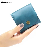 genuin leather coin bag cowhide mini headset bag ins leather small purse small storage bag zero wallet wholesale coin purses