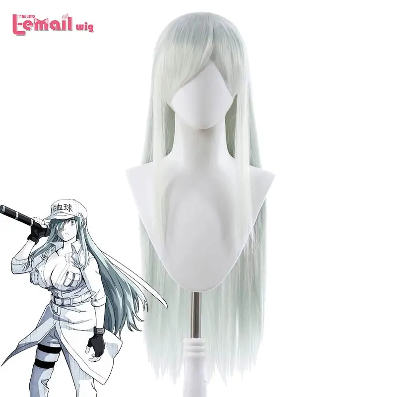 Парик для косплея по электронной почте длинные термостойкие синтетические