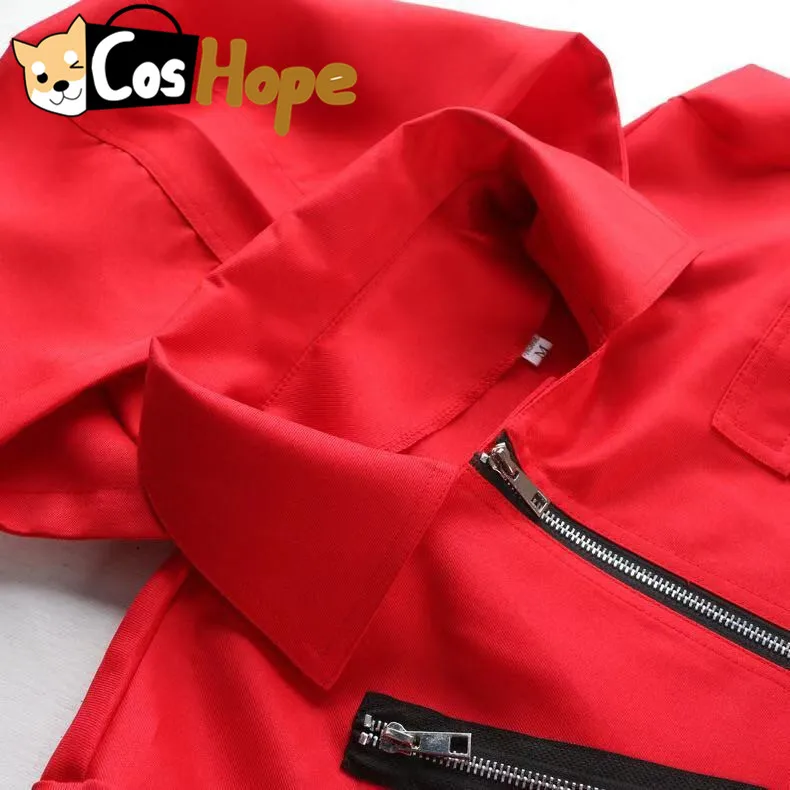 La casa de papel Cosplay Paper House Costume Salvador Dali Cospaly Money Heist Jumpsuit Mask Coverall Jumpsuits Halloween | Тематическая