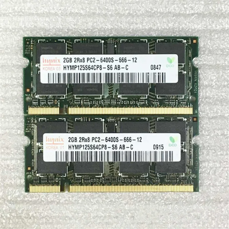 Для ноутбука Hynix ddr2 2 ГБ 800 МГц RAM Гб 2Rx8 PC2 6400S 666 12 Память S DDR2 Гб|Оперативная память| |