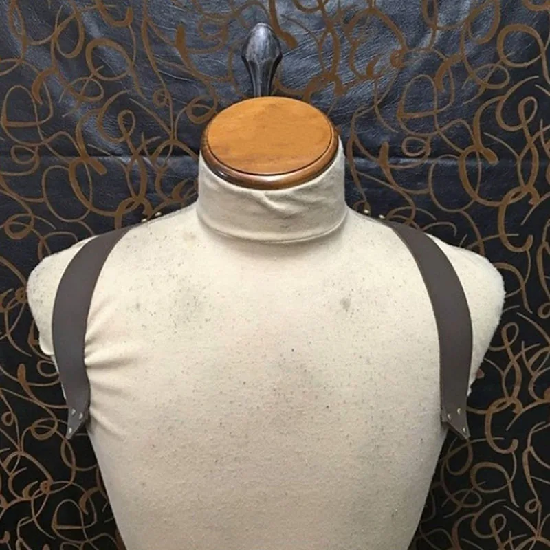 Мужской средневековый меч катана кожаная задняя подвеска ножны викингов