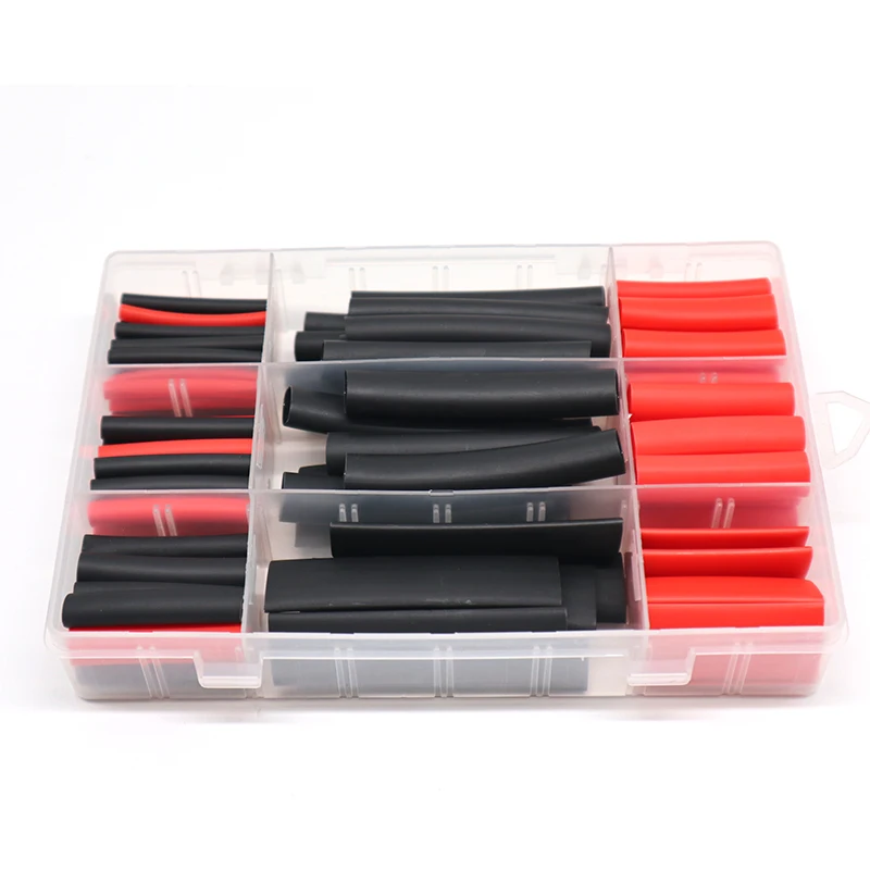 

270Pcs Heat Shrink Tube Shrinking Sleeve Kit Polyolefin Insulation Electrical Connection Wire Cable Sleeving Waterproof 3:1