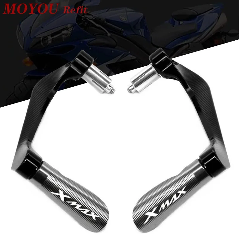 

For YAMAHA XMAX300 XMAX250 XMAX400 XMAX X-MAX 125 300 400 250 Scooter CNC Handlebar Grips Brake Clutch Levers Guard Protector