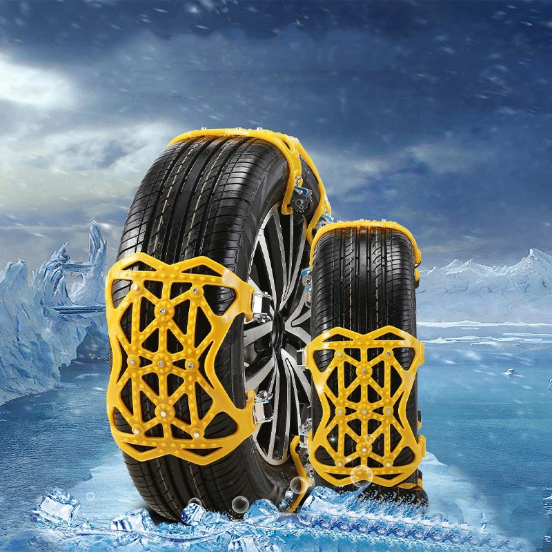 Автомобильные снежные цепи утолщенные длинные зимние грузовики автомобильные