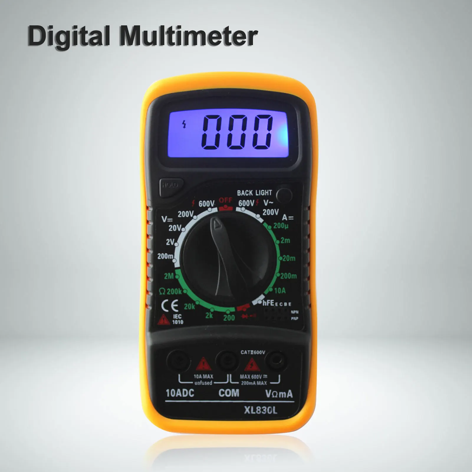 

XL830L Digital Multimeter Esr Meter Handheld LCD Capacitance Tester Automotive Electrical HFE Transistor Meter Tool