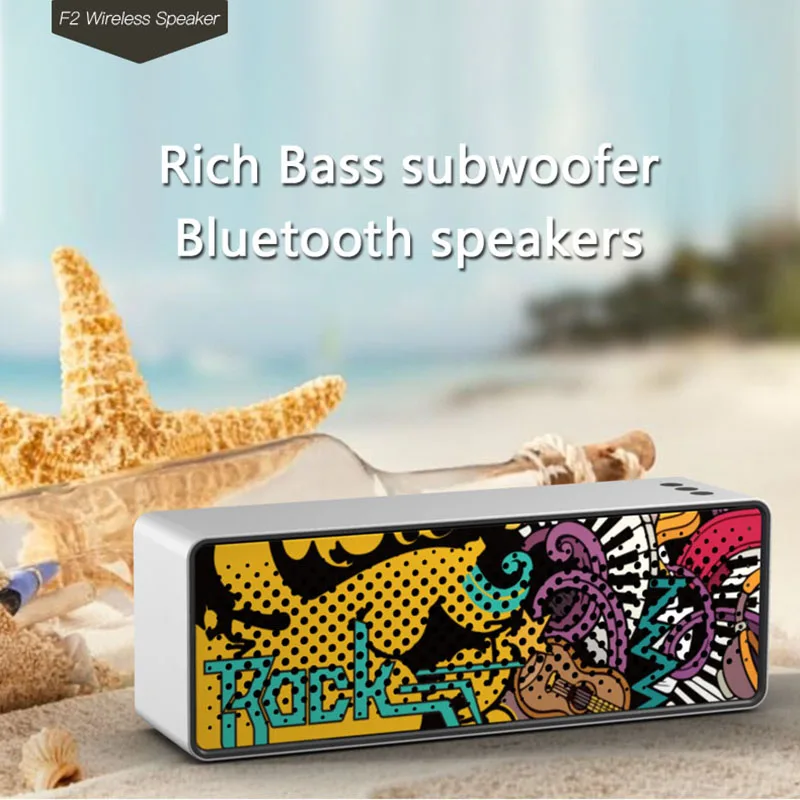 Bluetooth-Колонка портативная 10 Вт с микрофоном поддержка TF/AUX/U-Disk | Электроника