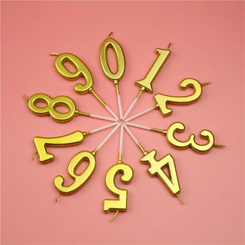 

Colorful Candy Birthday Candle DIY Digital Candle Birthday Party Wedding Anniversary Party Holiday Decorations