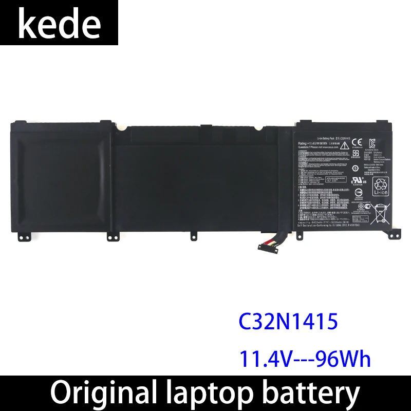 Оригинальный аккумулятор Kede C32N1415 для ноутбука ASUS ZenBook Pro ROG G60JW N501JW UX501V G501J 11 4 V