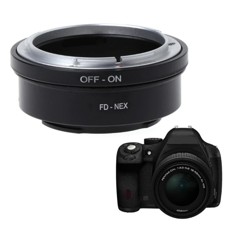 

Адаптер крепления объектива для объектива FD в NEX E-Mount Camera подходит для NEX-5T NEX-6 a3000 a3500 a5000 a5100 QXNF