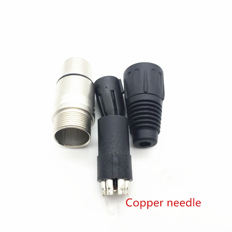 1 шт. высокого качества 4Pin 5Pin Медь игла с серебряным покрытием аудио адаптер XLR