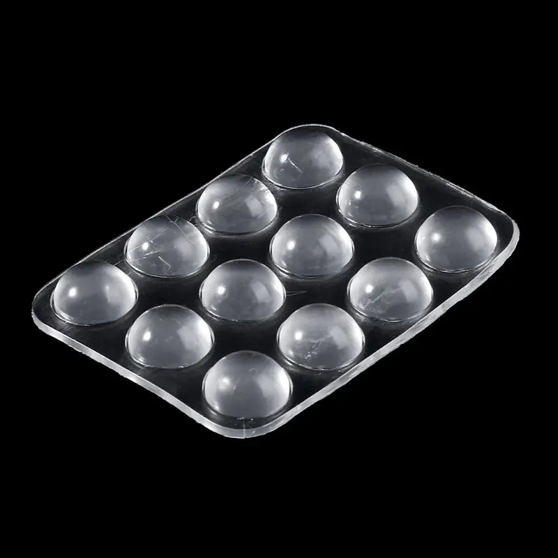 24 шт. полимерные беззвучные прокладки дверная ручка предотвращение столкновений