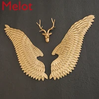 high end luxury industrial style iron wings wall decoration bar decoration retro wall hanging clothing store wall decoration