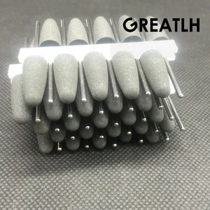 50 шт. полировщики силиконовой резины алмазные полировочные боры 2,35 мм