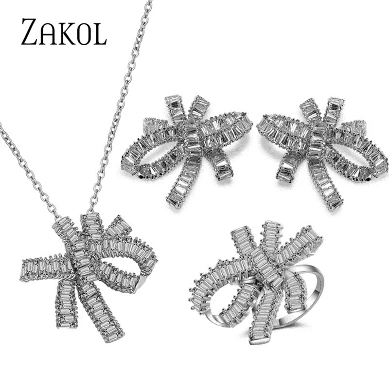 ZAKOL изысканные циркониевые серьги гвоздики с закручивающимся сердечком