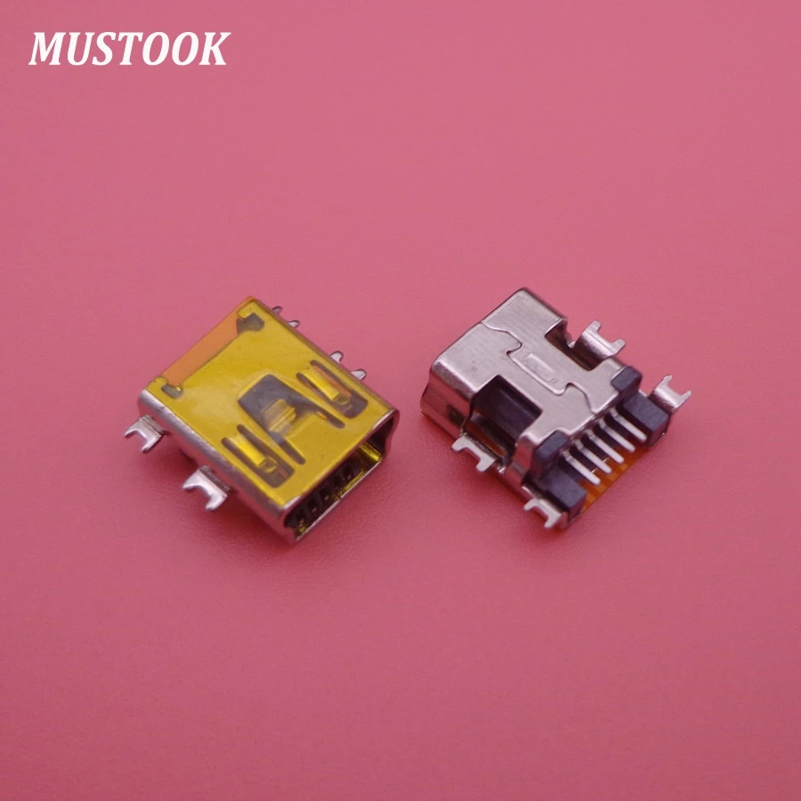 100 шт. микро мини USB Разъем B Тип 5pin SMT Раковина 1 7 разъем Женский | Мобильные