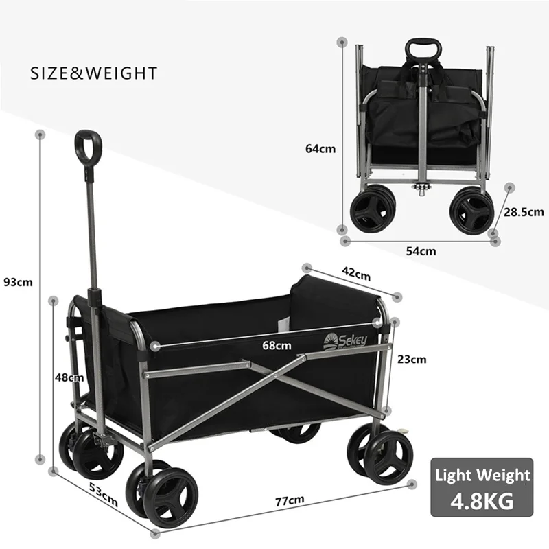 JayCreer Double Wheels Utlity Wagon Cart Hand Truck Garden | Автомобили и мотоциклы