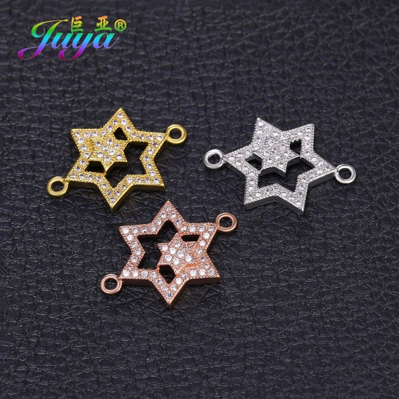 Juya DIY религиозная бижутерия аксессуары ручной работы крест подвески Звезда