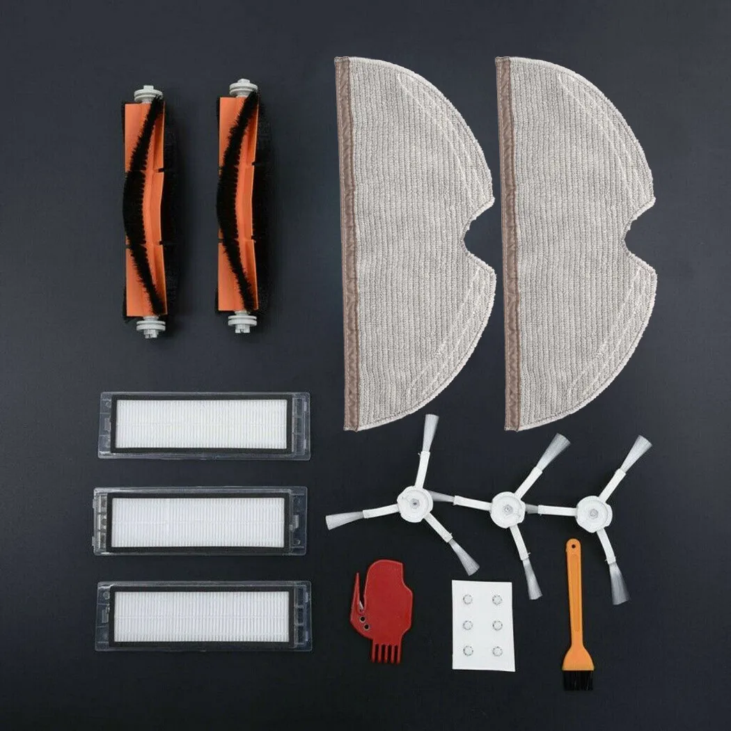 

18Pcs/Set For Xiaomi Roborock S6 S60 S65 S5 MAX T6 Vacuum Cleaner Accessories High-quality Materials Side Brush - Keep