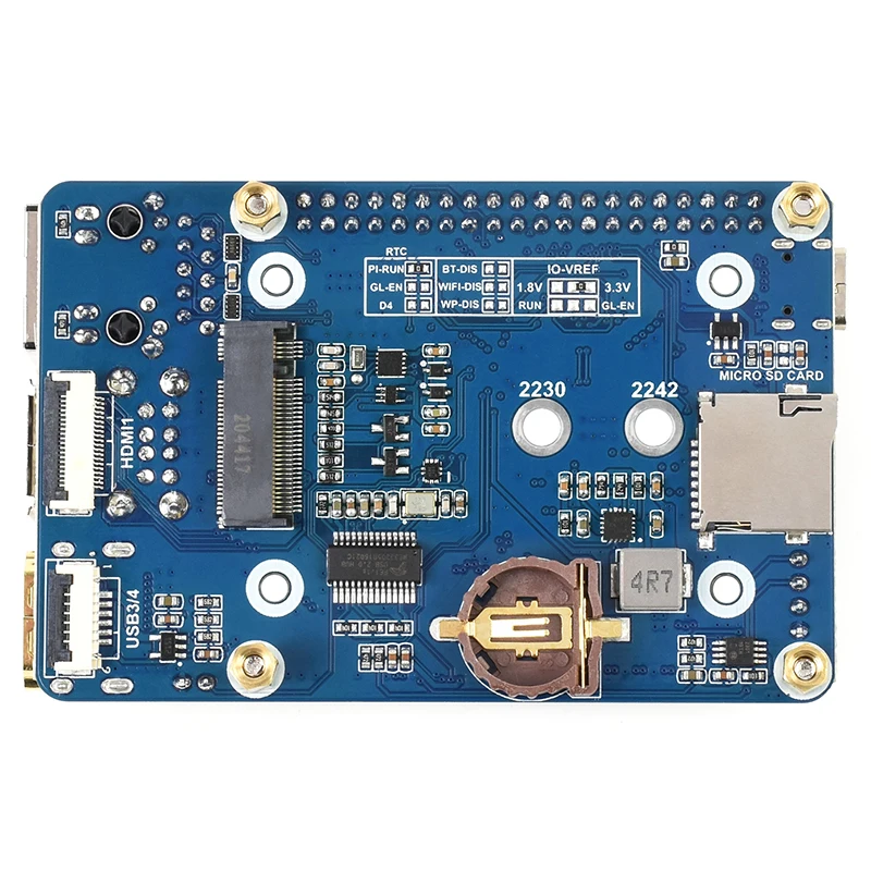 Материнская плата Raspberry Pi мини-плата для компьютера 4 с подключением к