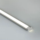 Диммируемая светодиодная полоса для шкафа, 50 см, 20 дюймов, 22 х7 мм, 12 В постоянного тока, 6 Вт, встраиваемая лента для шкафа, алюминиевый профиль, жесткая полоса