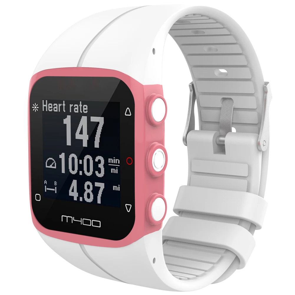 Для POLAR M400/M430 официальный с тем же абзацем сплошной цвет силиконовый ремешок дышащий замена Браслет