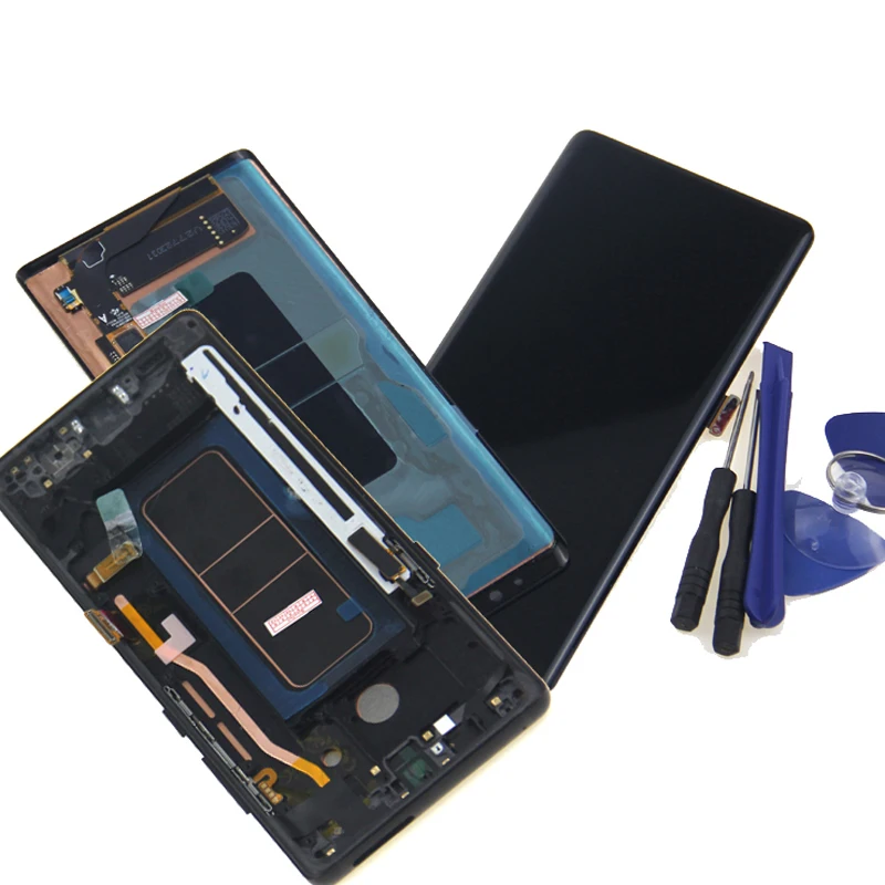 2960*1440 6.3 Amoled lcd Replacement with frame For Samsung Note 8 Lcd Display Touch Screen Digitizer Note8 N950 N950F