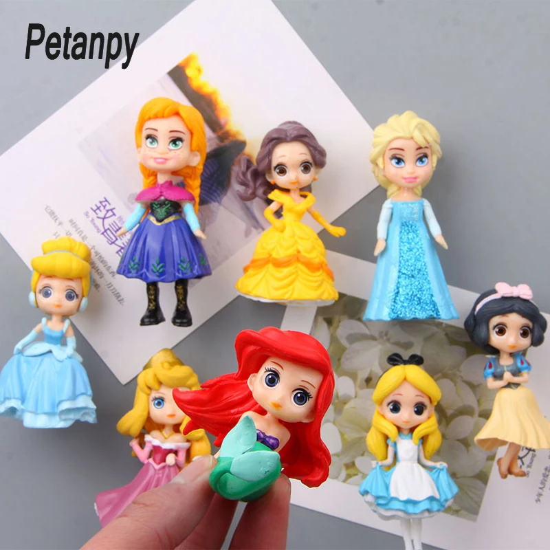 Принцесса магниты на холодильник 3d Люди сувенир Русалочка Белоснежка Аиша пвх