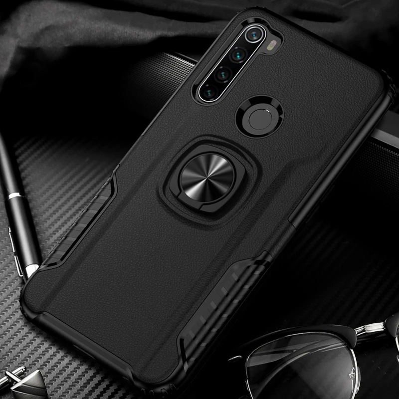 

Shockproof Ring Case For Xiaomi Redmi Note 8 7 6 5 Pro Note5 Note8 Note7 Note6 Pro Note4 Phone Stand Bracket Holder Cover