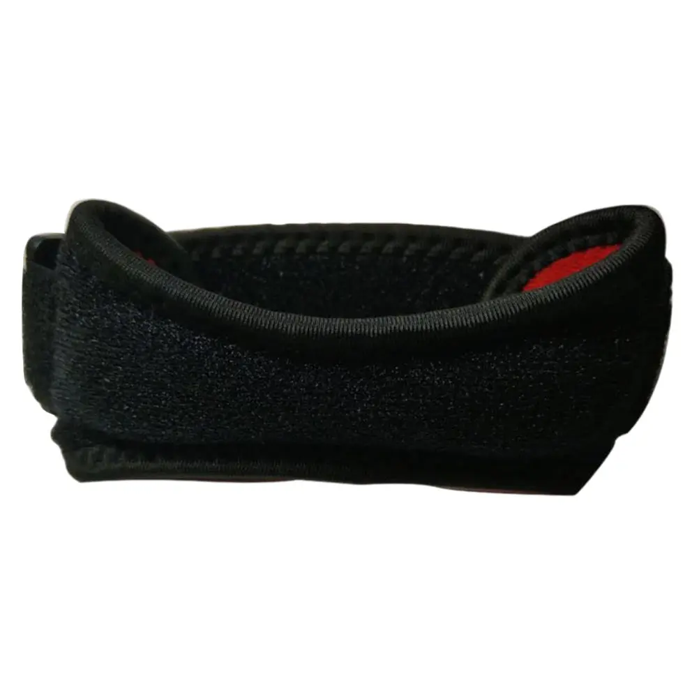 

1pc Patella Knee Strap Adjustable Sports Knee Pad Sports Equipment (Black)