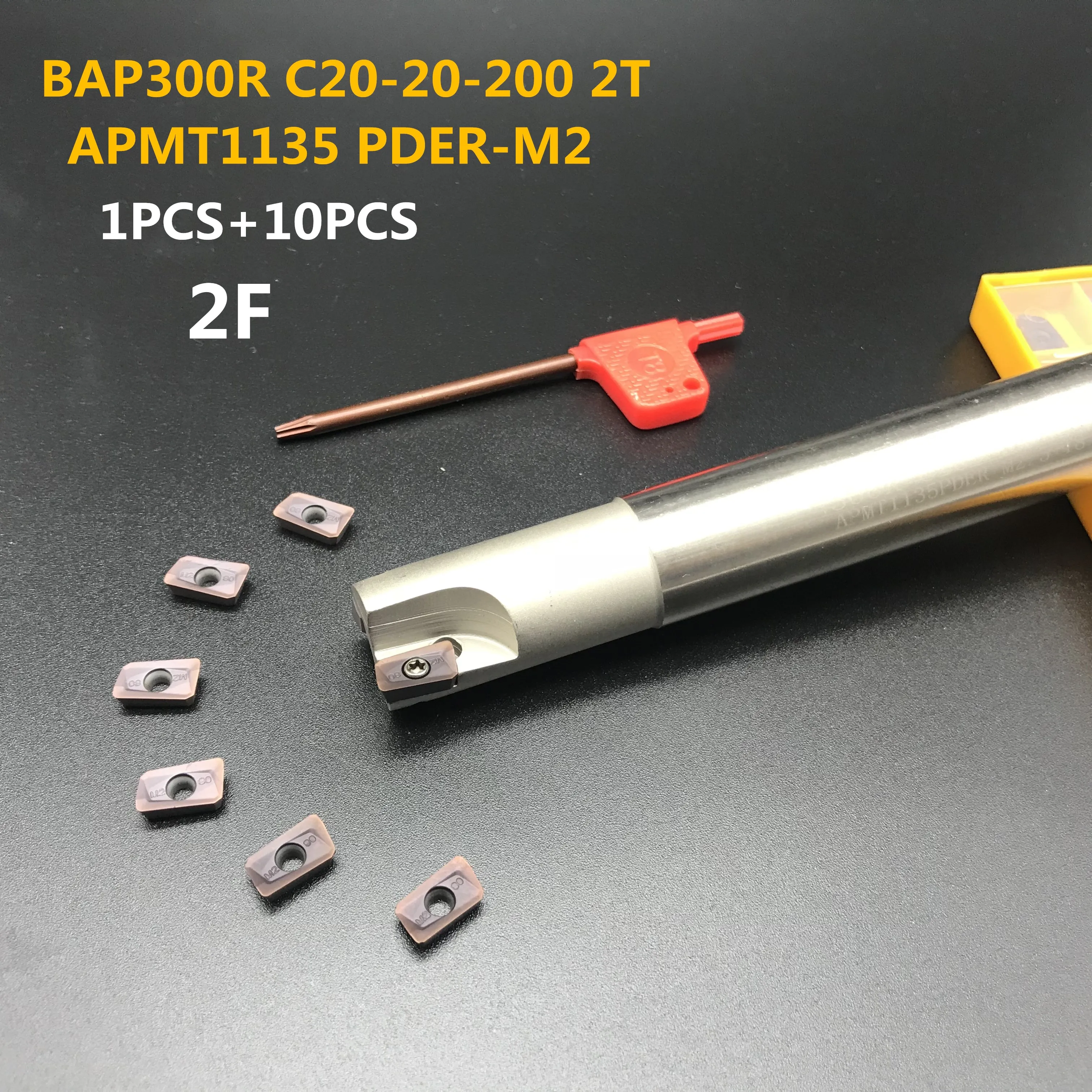 HSS BAP300R Фрезерный резак для отправки 10 шт. APMT1135 карбид Вставки токарный инструмент BAP 300R фрезерный инструмент держатель обрабатывающий центр ручка