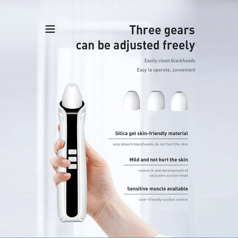 

vacuum portable Blackhead Absorbing Instrument Electric Household Facial Pore cleaning device Remover Acne Cleaning