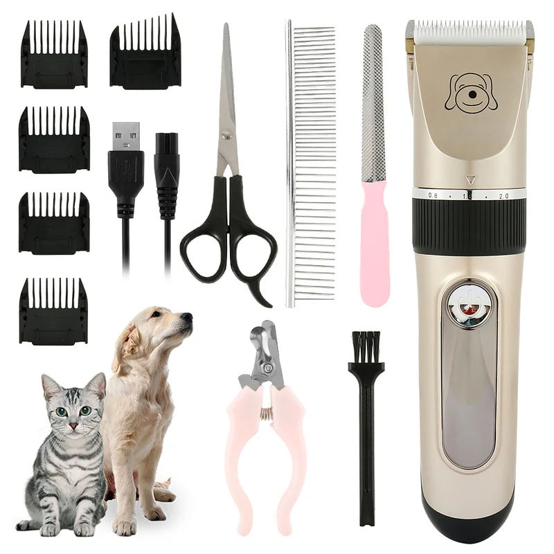 Профессиональная машинка для стрижки домашних животных Машинка собак кошек