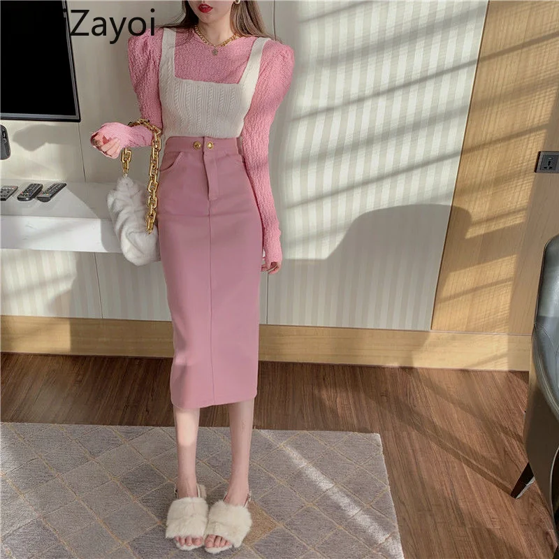 Комплект из двух предметов Koijizayoi для женщин шикарный модный костюм элегантные