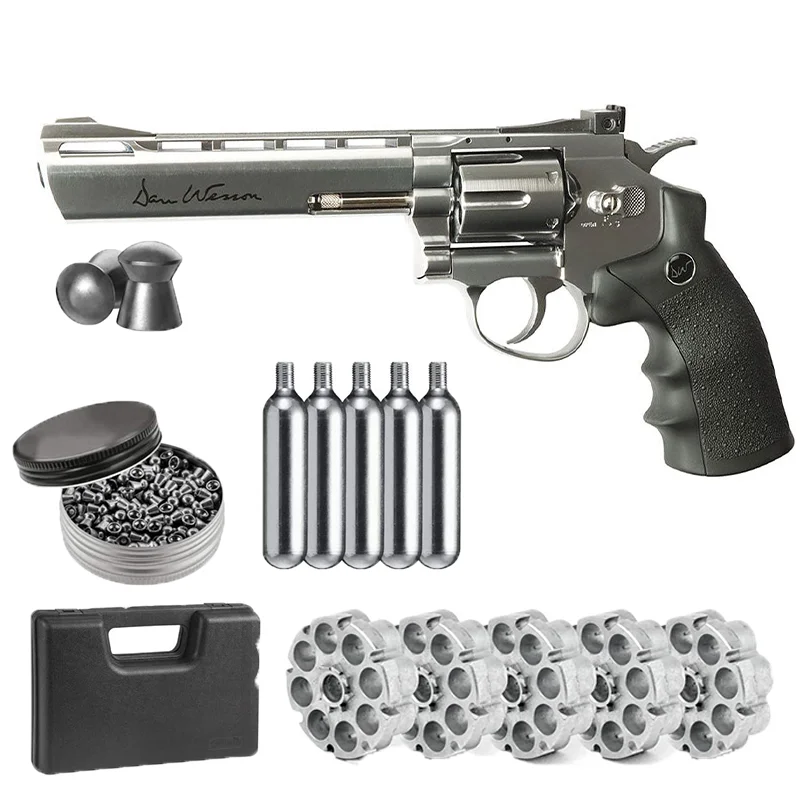

Air gun, pistol, BB gun, carbon dioxide Gun + bullet converter + carbon dioxide tank +1500ct pellet bullet, metal wall plate