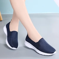 2020 brand mesh breathable summer shoes women loafers slip on shoes women casual flats shoes new zapatillas shoes plus size35 41