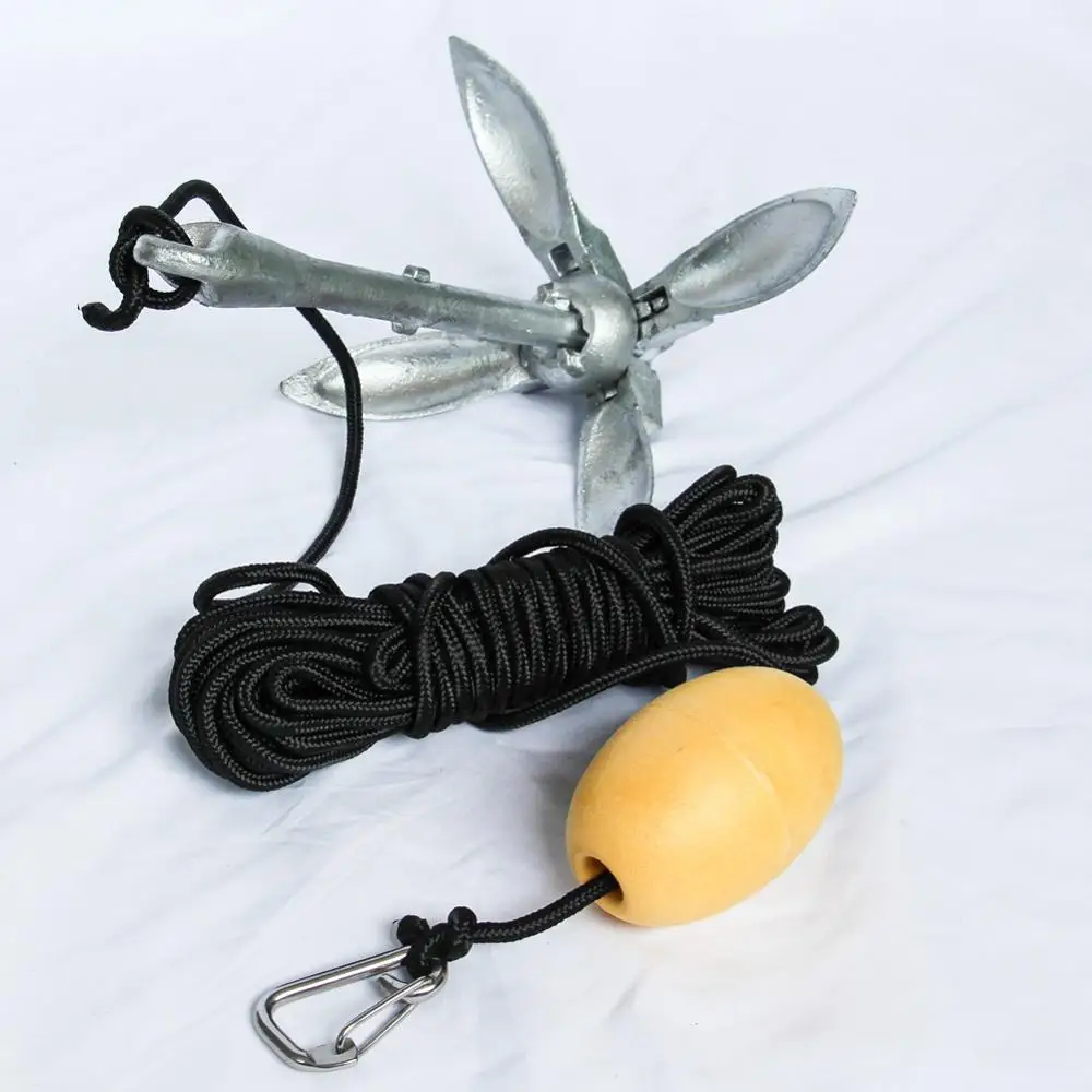 И каноэ каяк аксессуары в форме якоря для гидроцикл ВЕЧЕРЯТЬ 3 фунтов складной