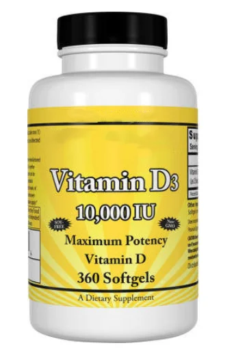 

Healthy Origins Vitamin D3 D-3 10000iu 120 / 360 softgels 10,000IU,Promote calcium absorption Bone health