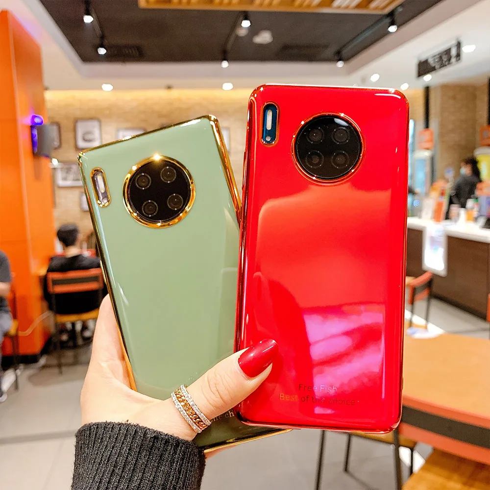 Роскошный чехол для телефона Huawei P40 P30 P20 Pro Lite Mate 30 20 Honor Nova 3 3i 4 5 5i мягкий