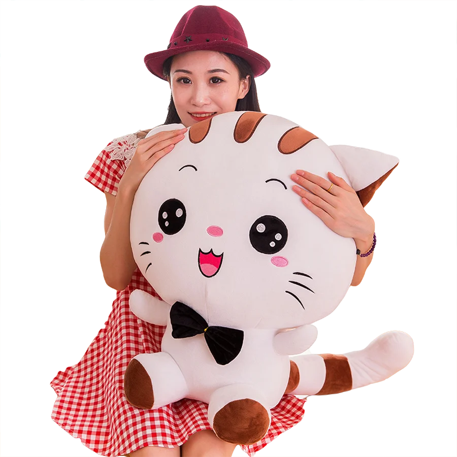 Гигантская кошка плюшевые игрушки мягкие животные подушка кукла для детей